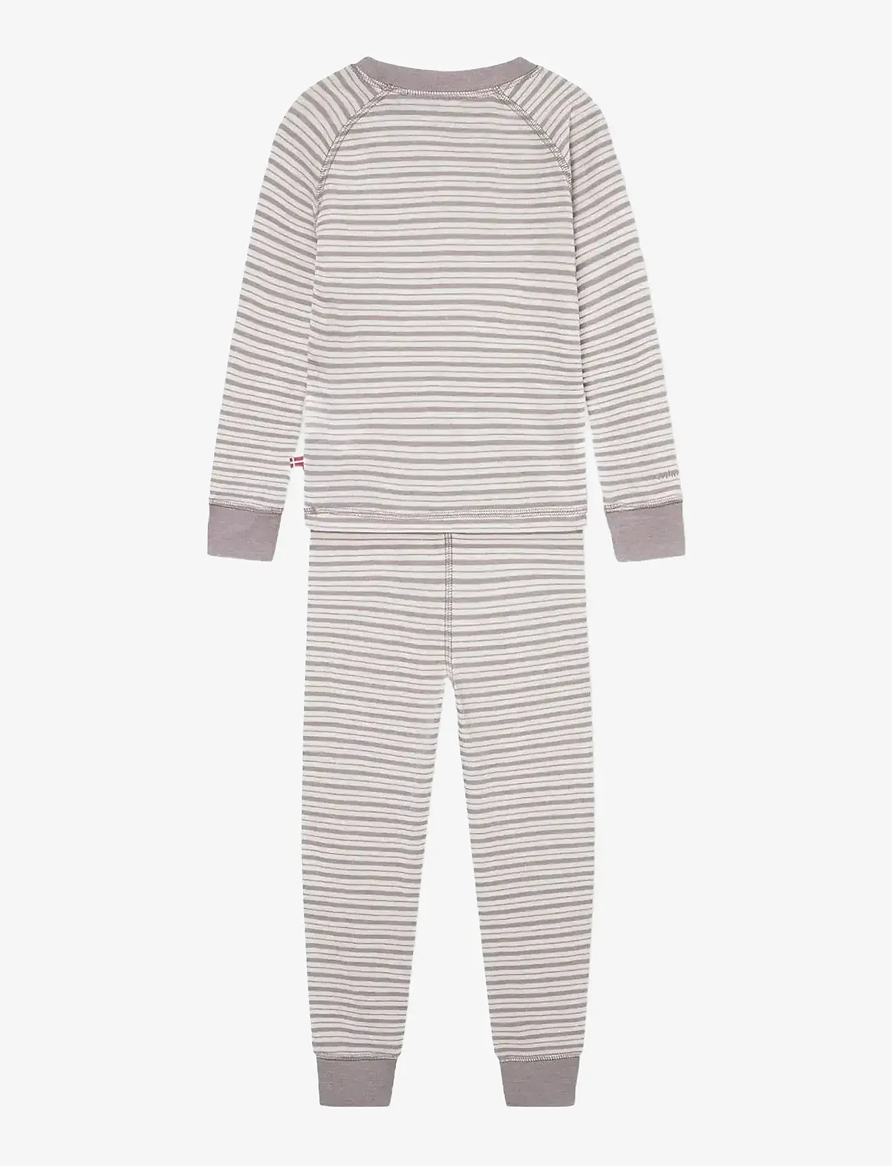 MINI A TURE - MATBELA set - sæt med langærmet t-shirt - zinc purple stripes - 1