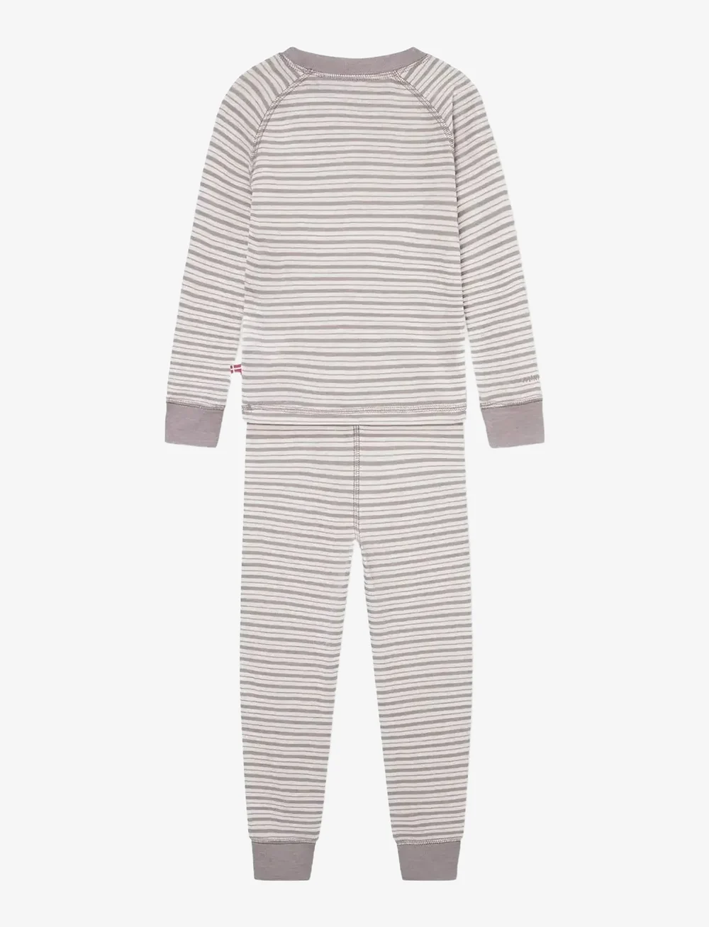 MINI A TURE - MATBELA set - sets with long-sleeved t-shirt - zinc purple stripes - 1