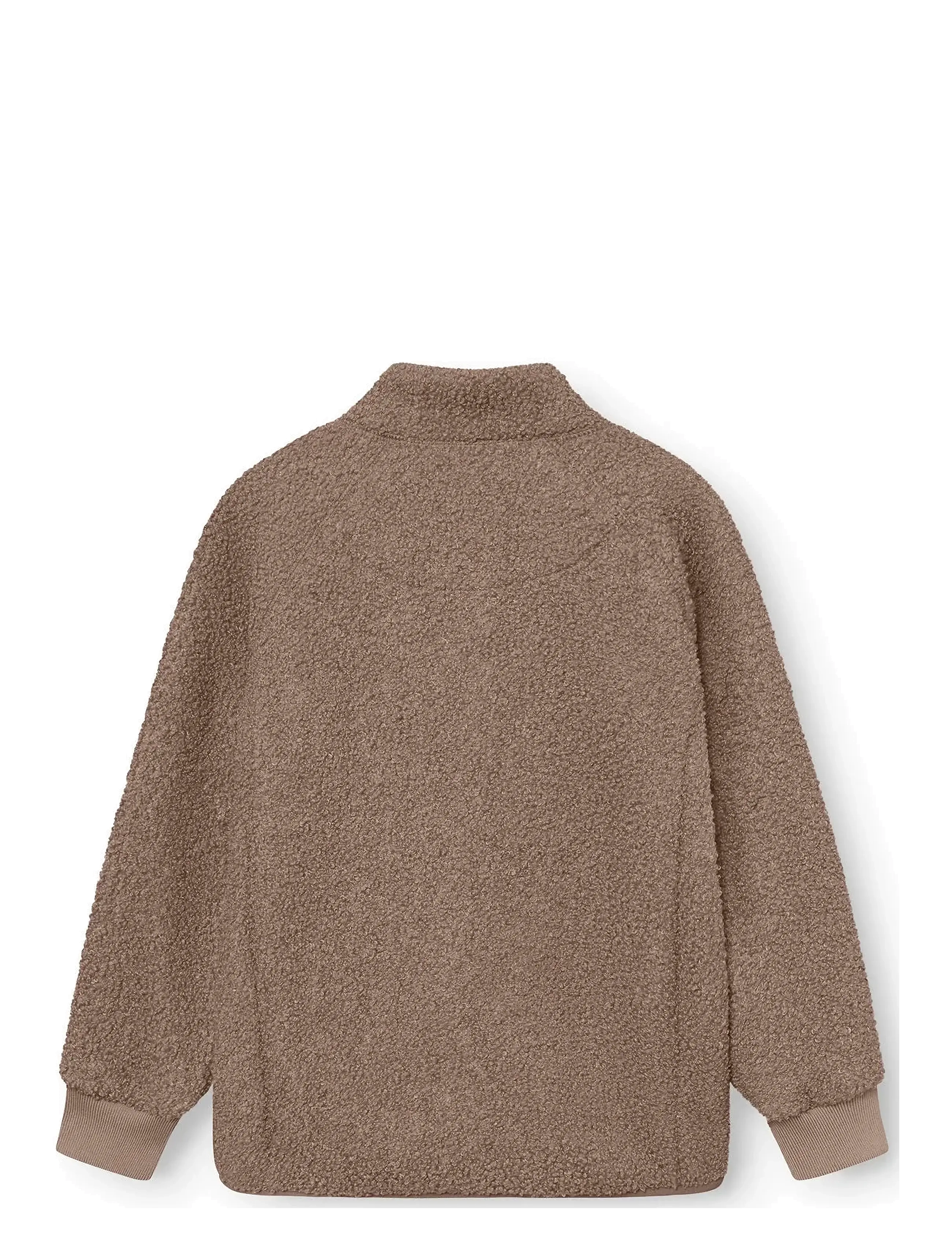 MINI A TURE - MATCEDRIC teddyfleece jacket. GRS - grey brown - 1
