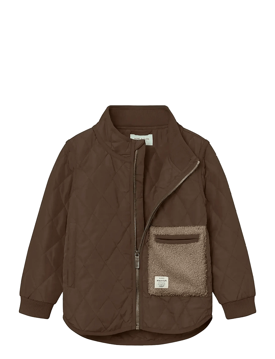 MINI A TURE - MATLOU thermo jacket. GRS - chestnut brown - 2