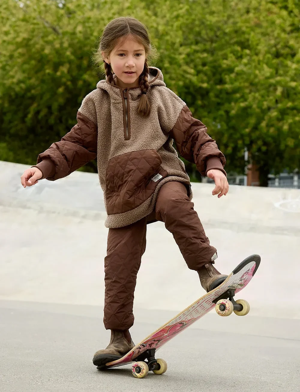 MINI A TURE - MATJAVA thermo pants. GRS - termobyxor - chestnut brown - 0