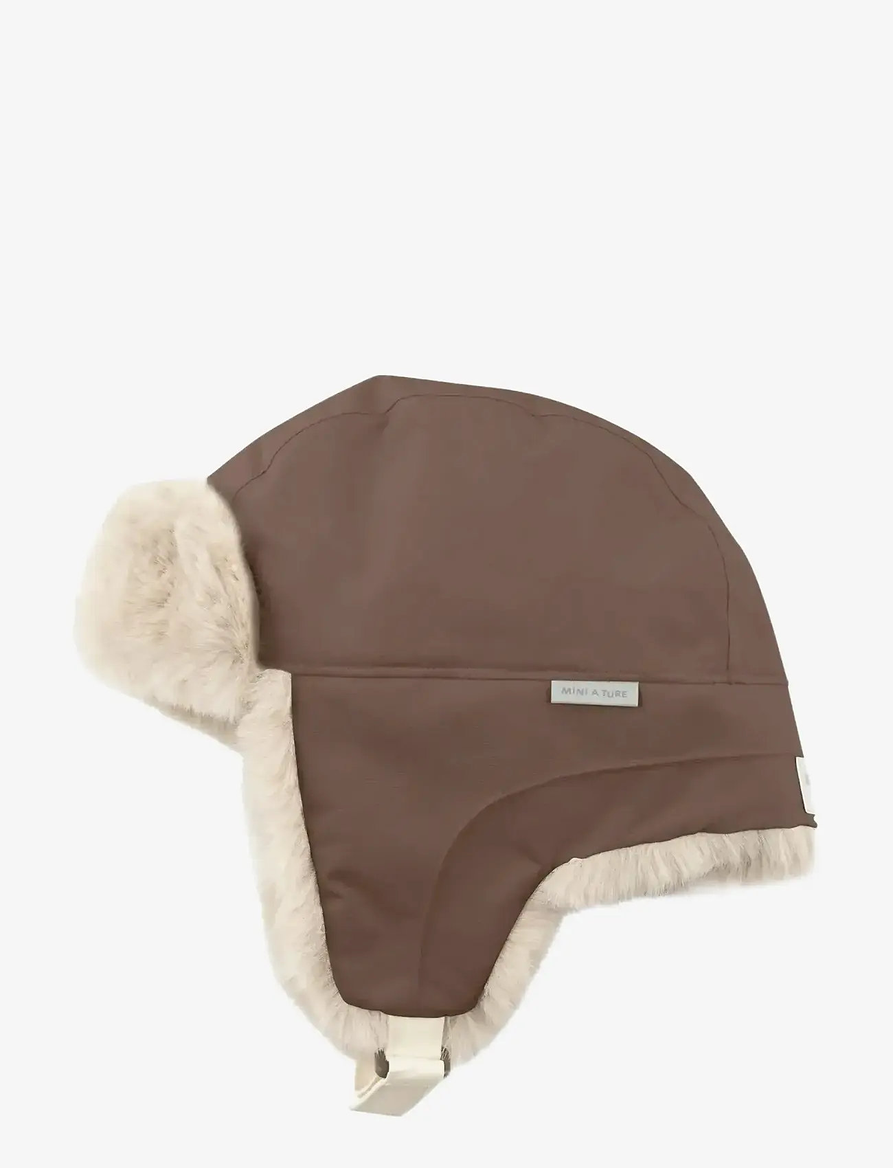 MINI A TURE - MATCRISTER teddy lined winter hood - wintermützen - chestnut brown - 2