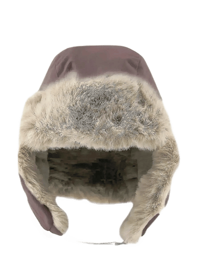 MINI A TURE MATCRISTER teddy lined winter hood - Mützen & Handschuhe - PEPPERCORN PLUM / brown
