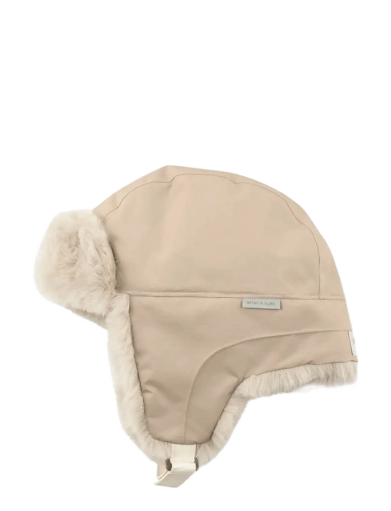 MINI A TURE - MATCRISTER teddy lined winter hood - wintermützen - savannah tan - 1