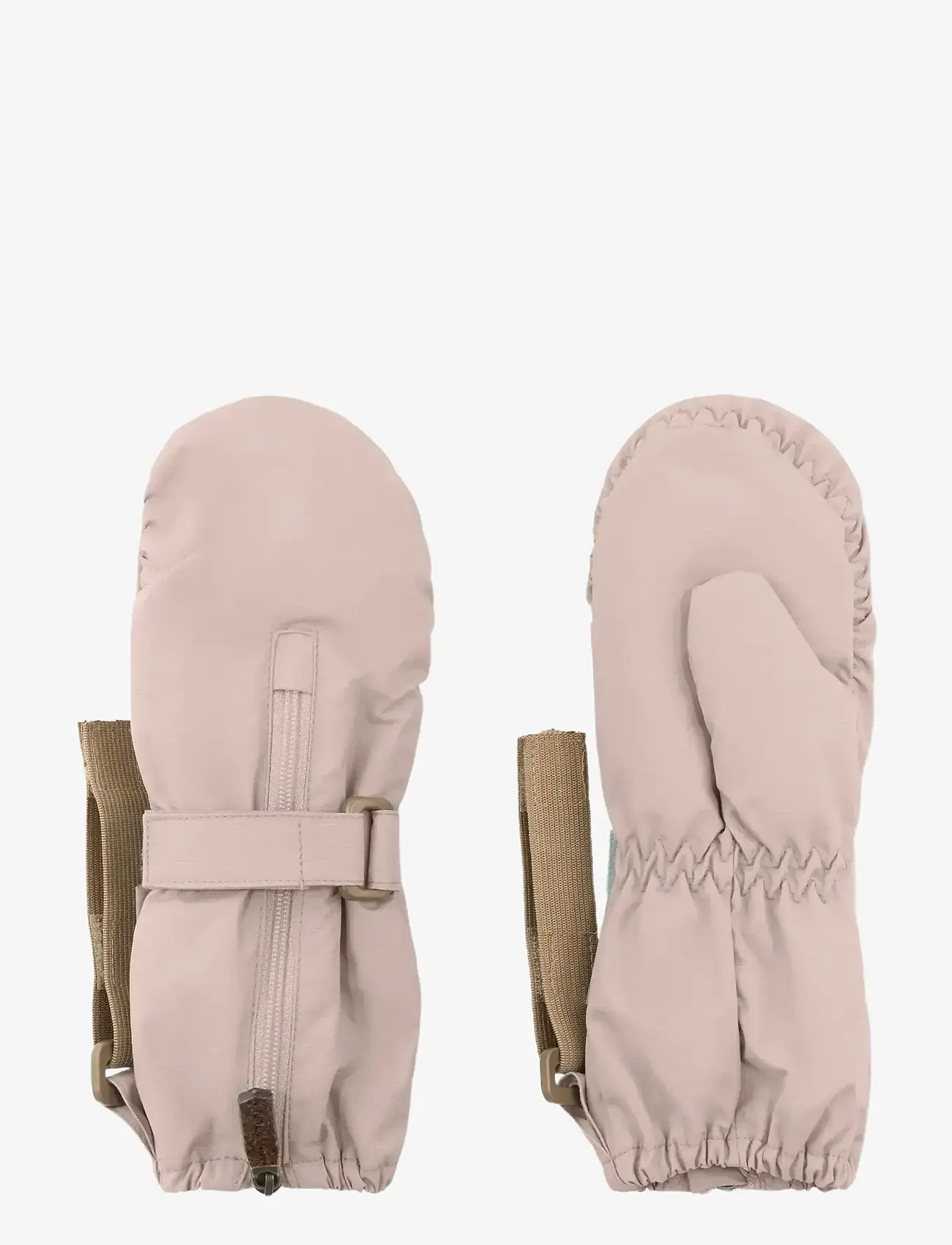 MINI A TURE - MATCESAR fleece lined mittens - handsker - cloudy rose - 0