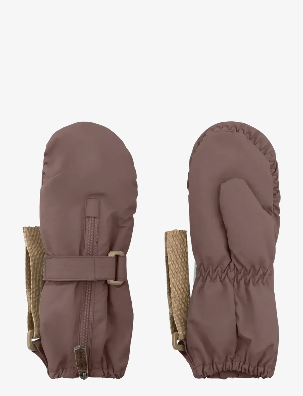 MINI A TURE - MATCESAR fleece lined mittens - vantar - peppercorn plum - 0