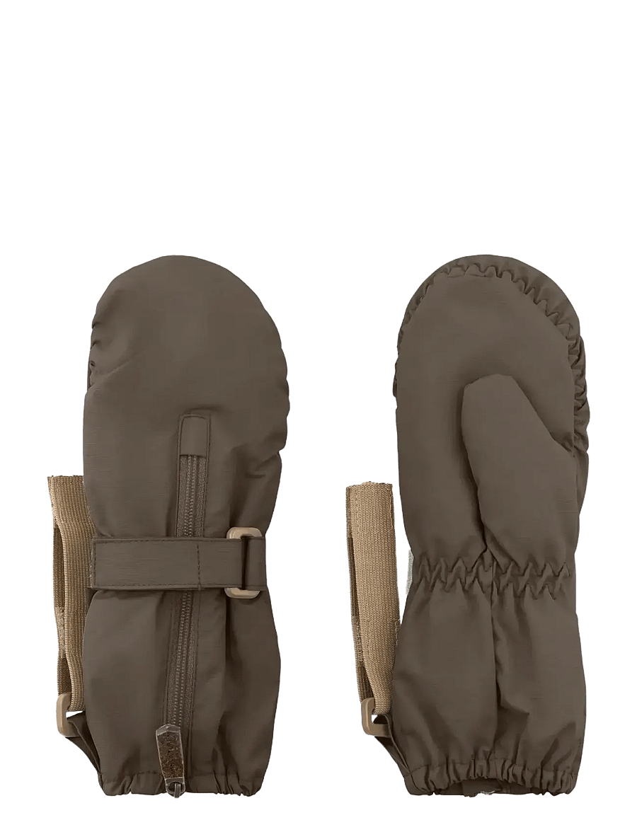 MINI A TURE - MATCESAR fleece lined mittens - kindad - tarmac green - 0