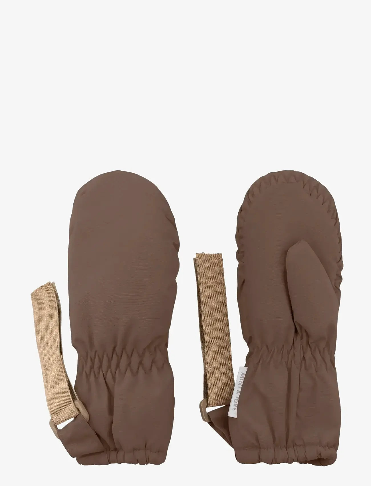 MINI A TURE - MATCORDT fleece lined mittens - gloves - chestnut brown - 0
