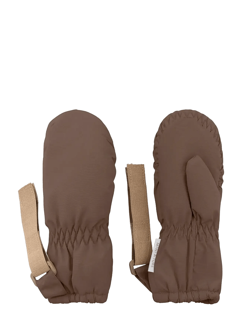 MINI A TURE - MATCORDT fleece lined mittens - gloves - chestnut brown - 0