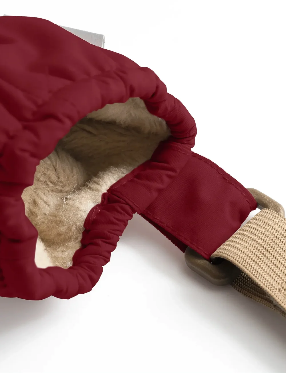 MINI A TURE - MATCORDT fleece lined mittens - kindad - red merlot - 2