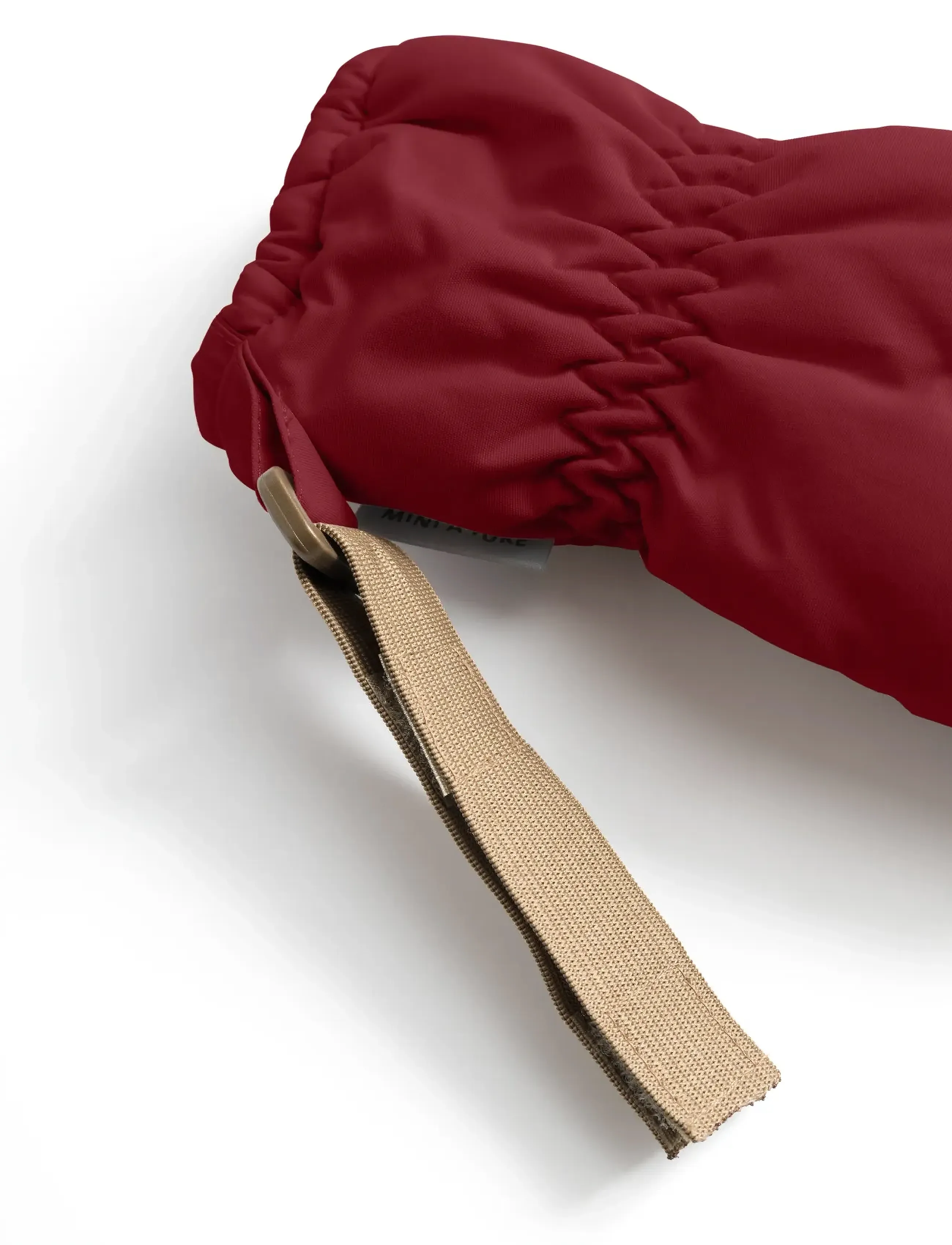 MINI A TURE - MATCORDT fleece lined mittens - vinteraccessoarer - red merlot - 3