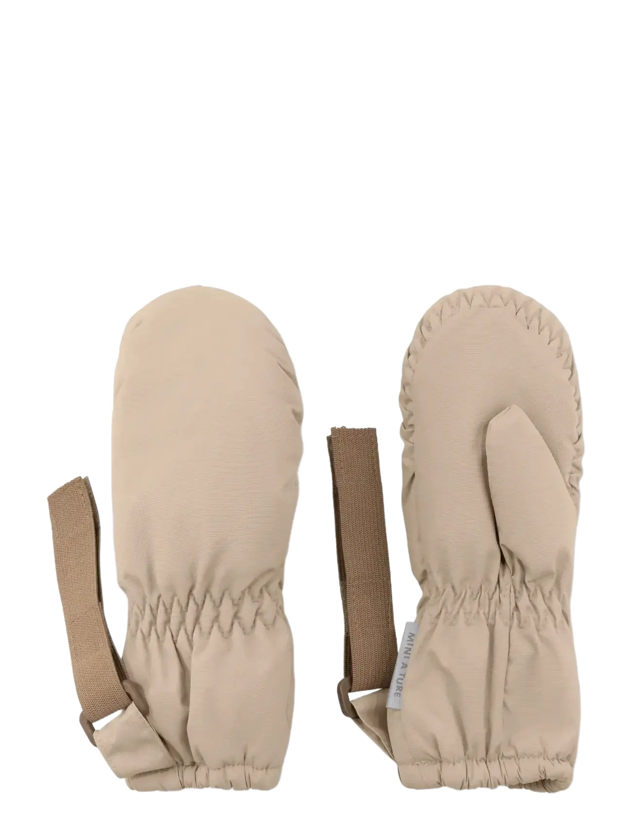 MINI A TURE Matcordt Fleece Lined Handschuhe Beige - 0-6M - Kinder