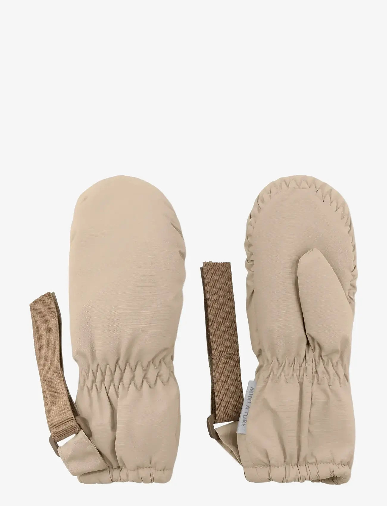 MINI A TURE - MATCORDT fleece lined mittens - gants - savannah tan - 0