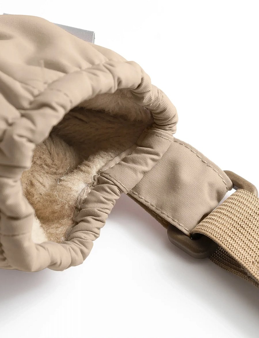 MINI A TURE - MATCORDT fleece lined mittens - handschuhe - savannah tan - 2