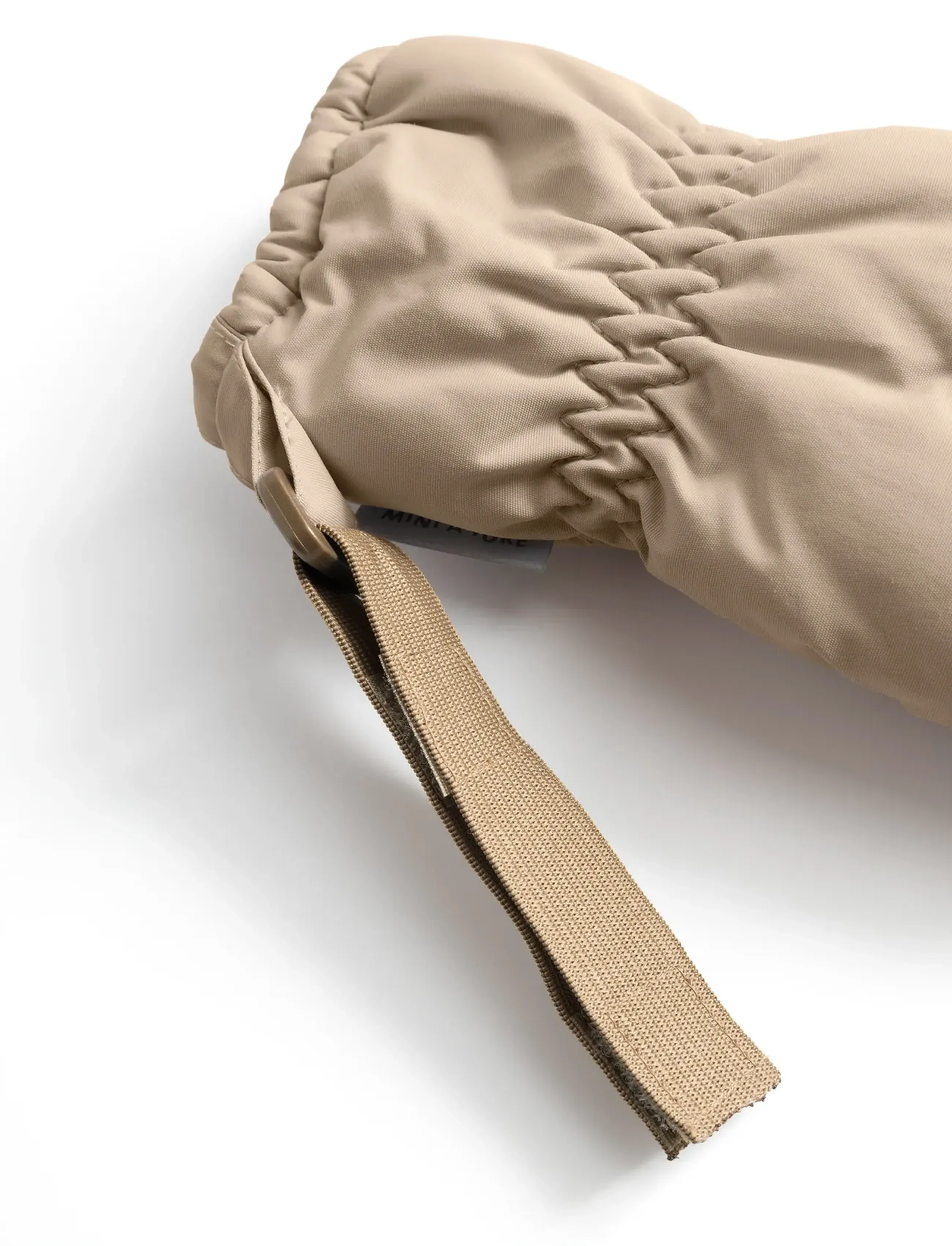 MINI A TURE - MATCORDT fleece lined mittens - handschuhe - savannah tan - 3