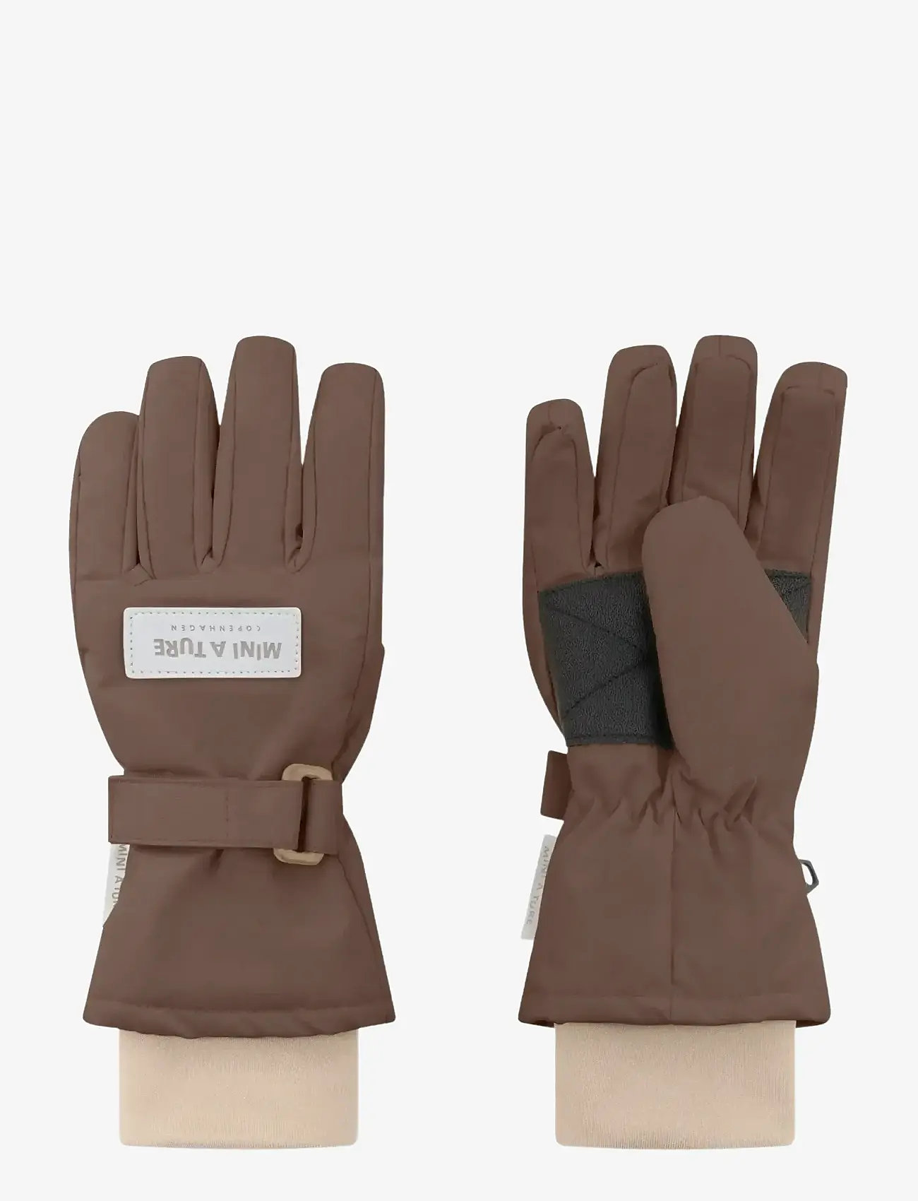 MINI A TURE - MATCELIO gloves - zubehör - chestnut brown - 0