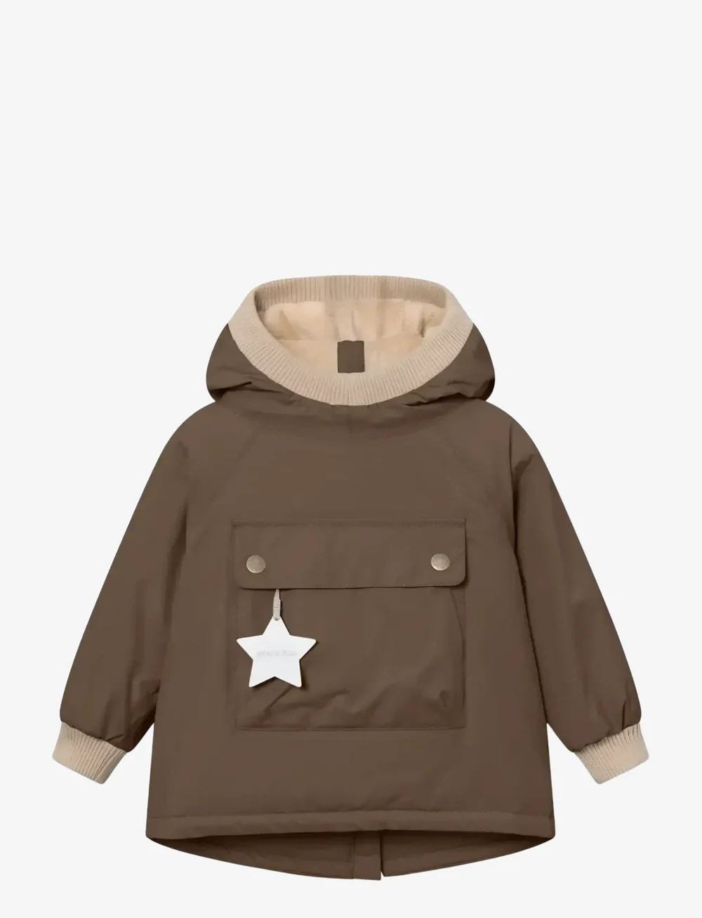 MINI A TURE - MATBABYWEN fleece lined winter anorak. GRS - ski jassen - chestnut brown - 0