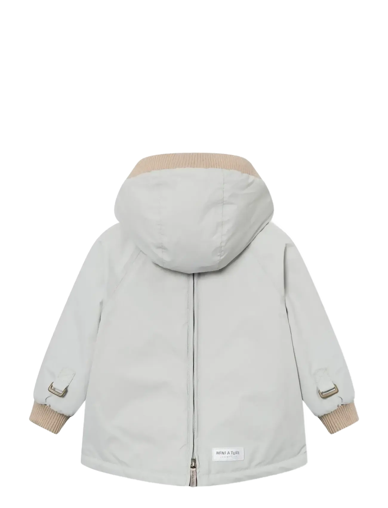 MINI A TURE - MATBABYWEN fleece lined winter anorak. GRS - skijakker - puritan grey - 1