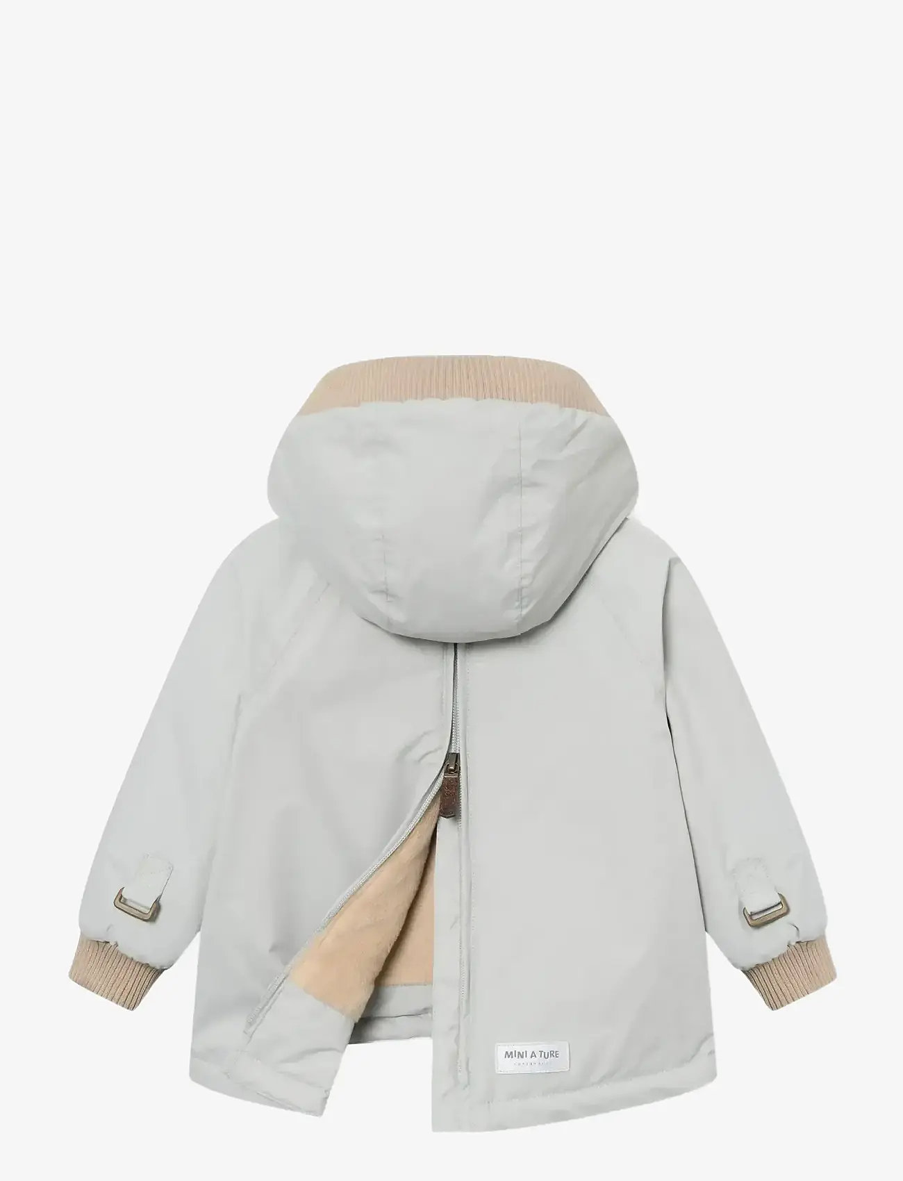 MINI A TURE - MATBABYWEN fleece lined winter anorak. GRS - skijacken - puritan grey - 2