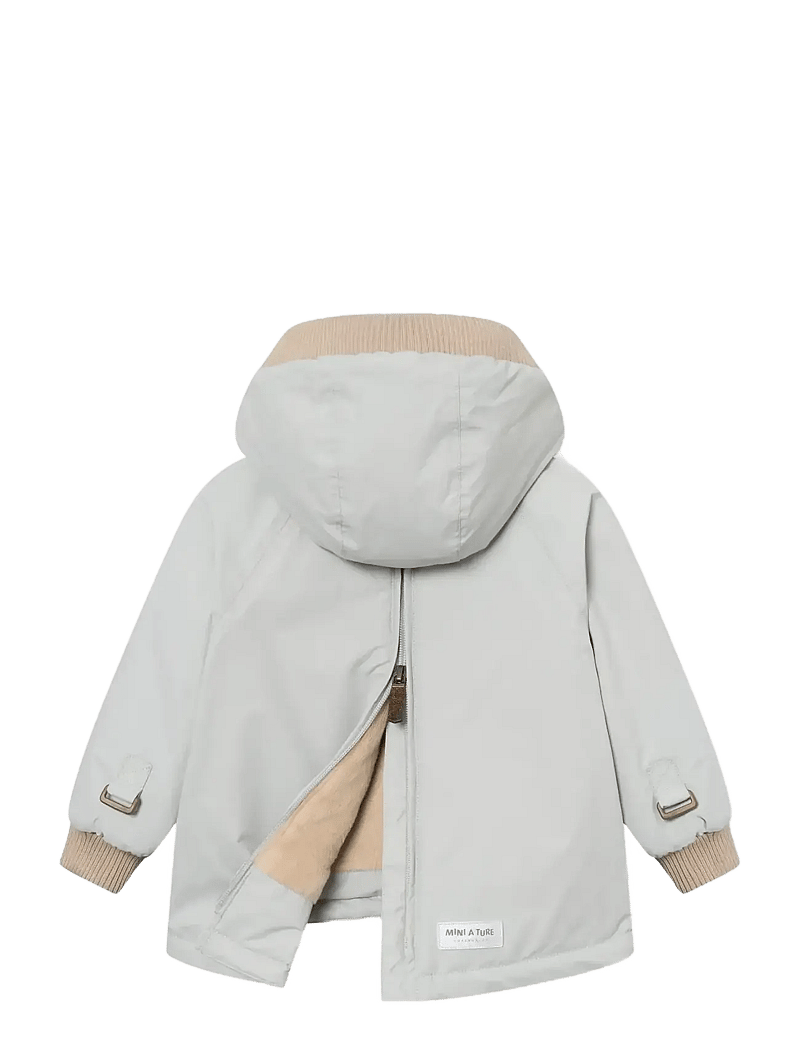 MINI A TURE - MATBABYWEN fleece lined winter anorak. GRS - skijacken - puritan grey - 2