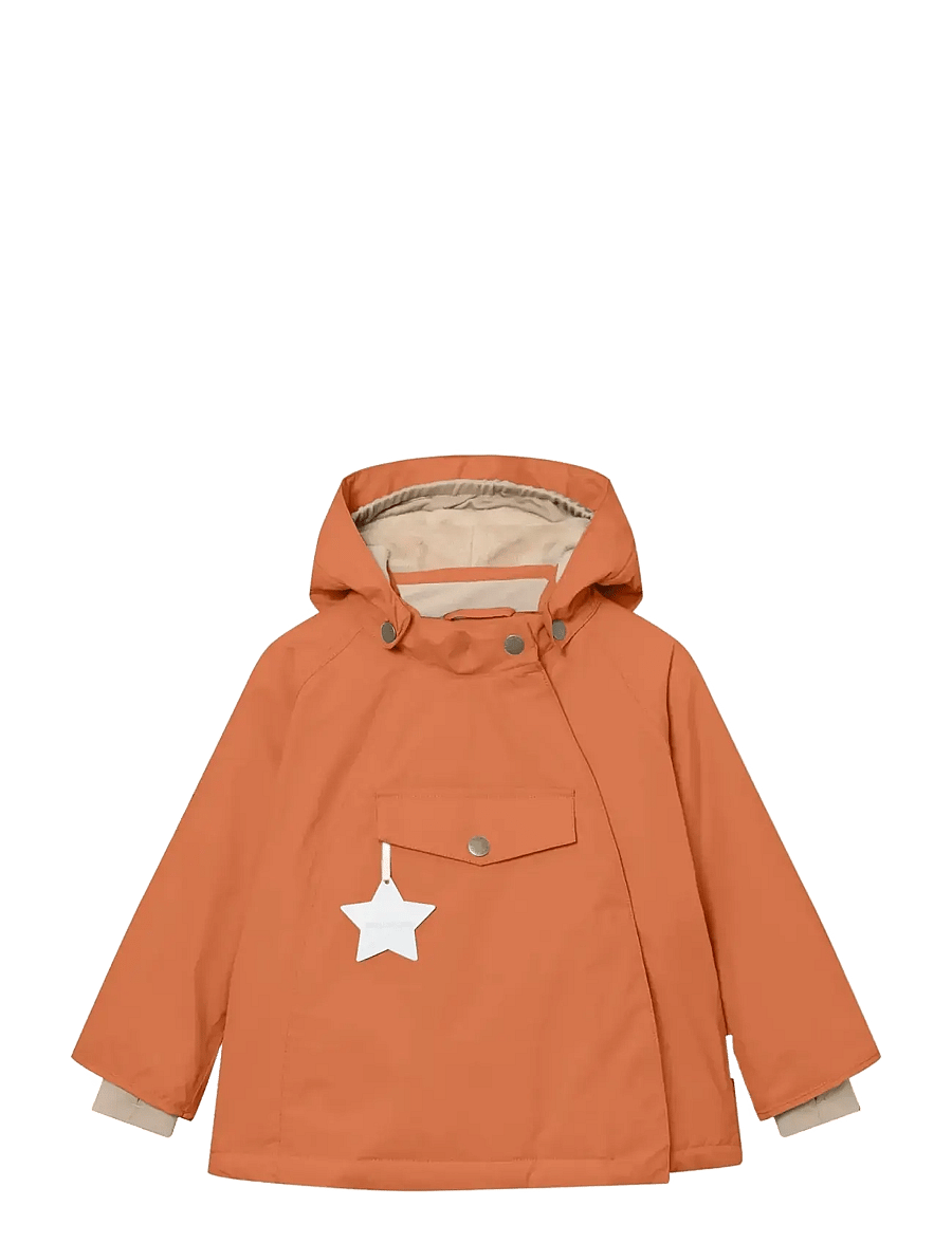 MINI A TURE - MATWANG fleece lined winter jacket. GRS - suusajoped - leather brown - 0