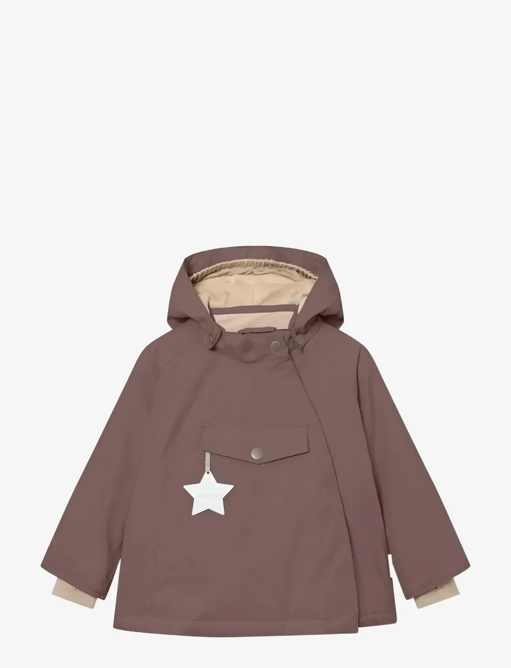 MINI A TURE - MATWANG fleece lined winter jacket. GRS - skidjackor - peppercorn plum - 0