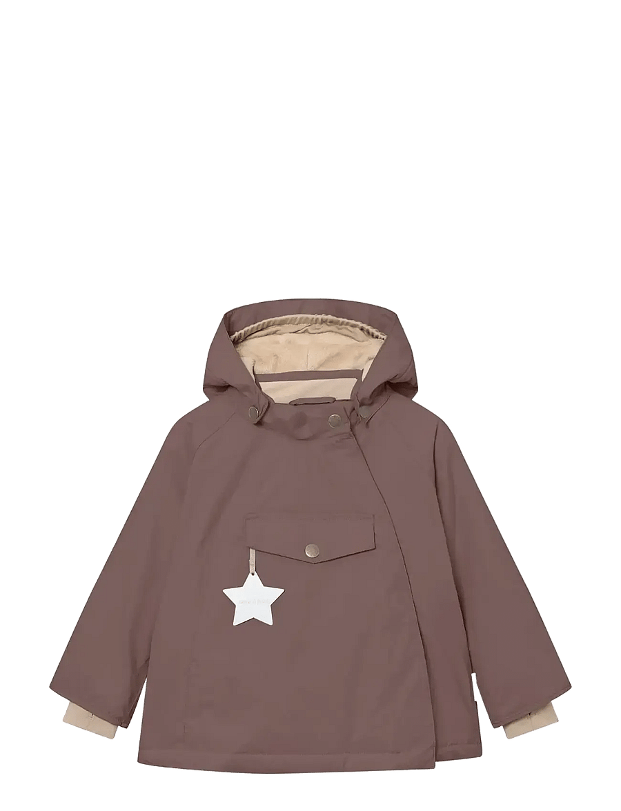 MINI A TURE - MATWANG fleece lined winter jacket. GRS - vestes de ski - peppercorn plum - 0