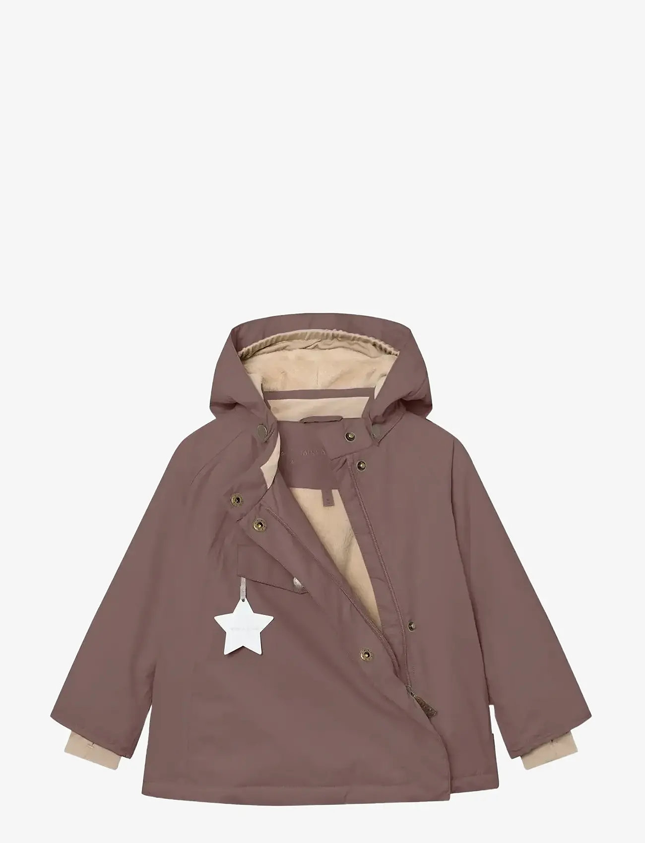 MINI A TURE - MATWANG fleece lined winter jacket. GRS - skijakker - peppercorn plum - 2
