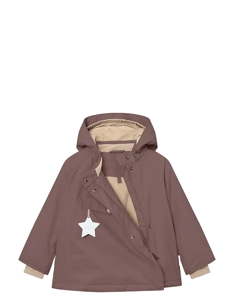 MINI A TURE - MATWANG fleece lined winter jacket. GRS - skijakker - peppercorn plum - 2