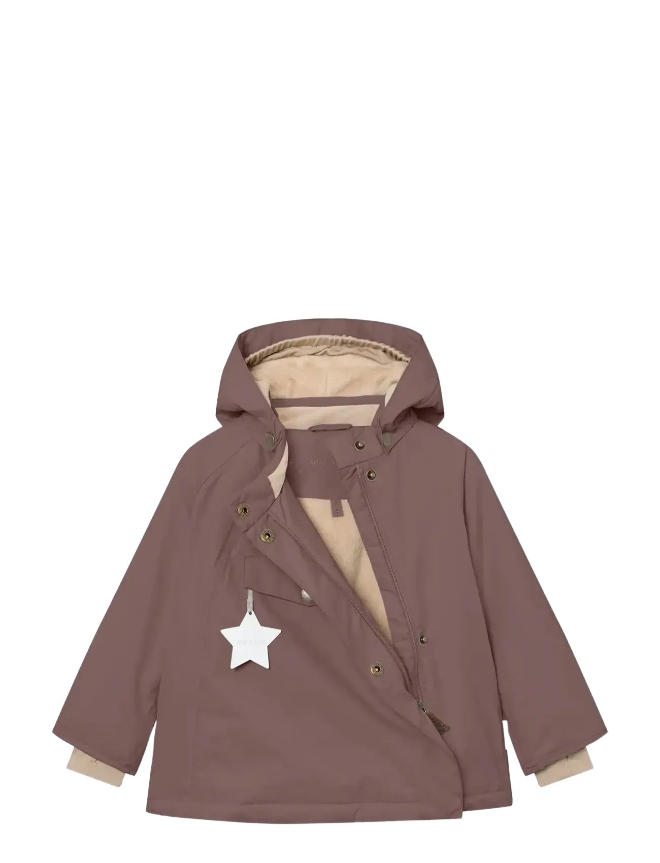 MINI A TURE - MATWANG fleece lined winter jacket. GRS - vestes de ski - peppercorn plum - 2