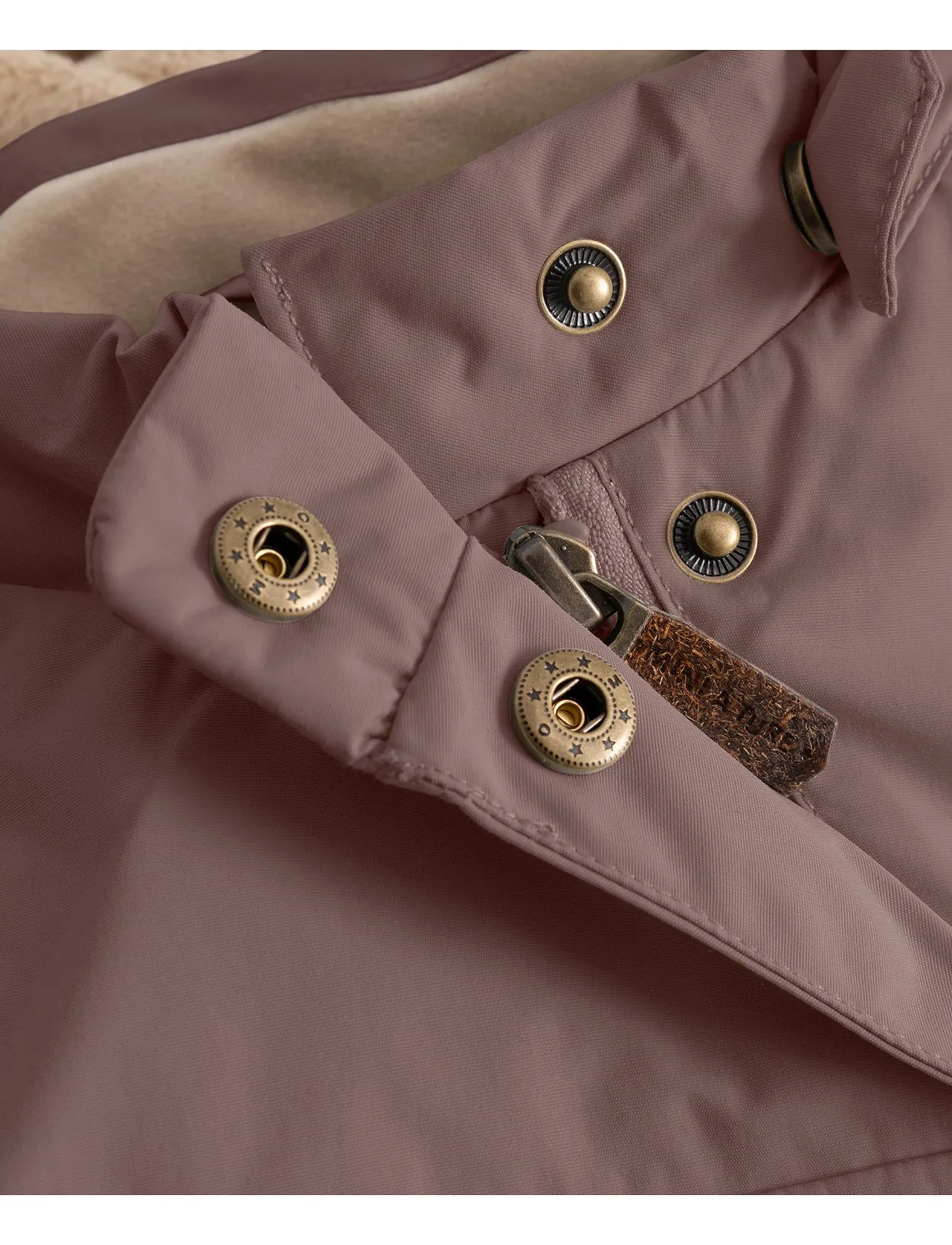 MINI A TURE - MATWANG fleece lined winter jacket. GRS - vestes de ski - peppercorn plum - 4