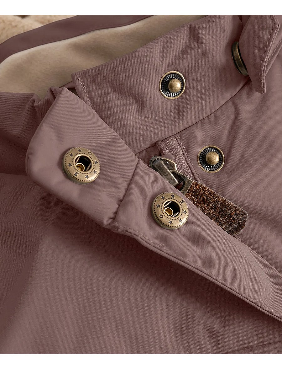 MINI A TURE - MATWANG fleece lined winter jacket. GRS - vestes de ski - peppercorn plum - 4