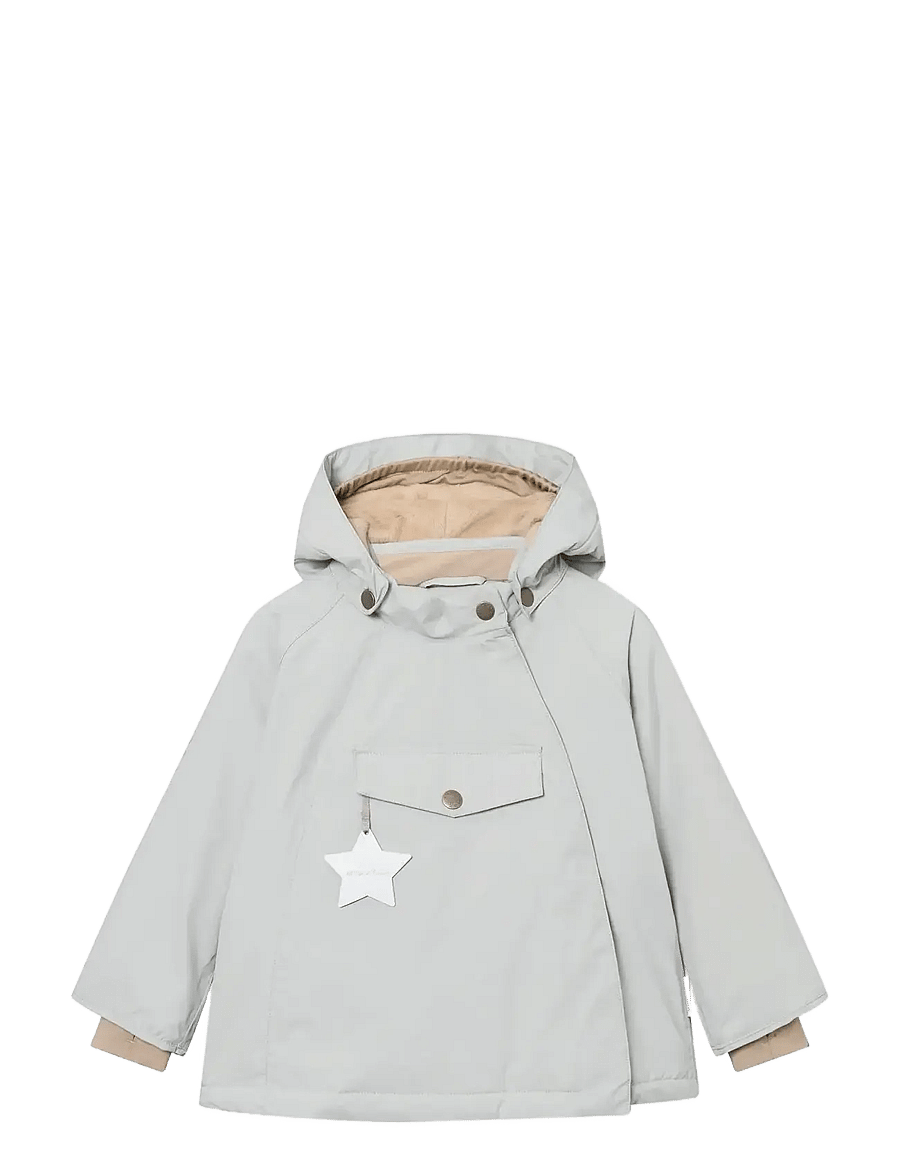 MINI A TURE - MATWANG fleece lined winter jacket. GRS - suusajoped - puritan grey - 0