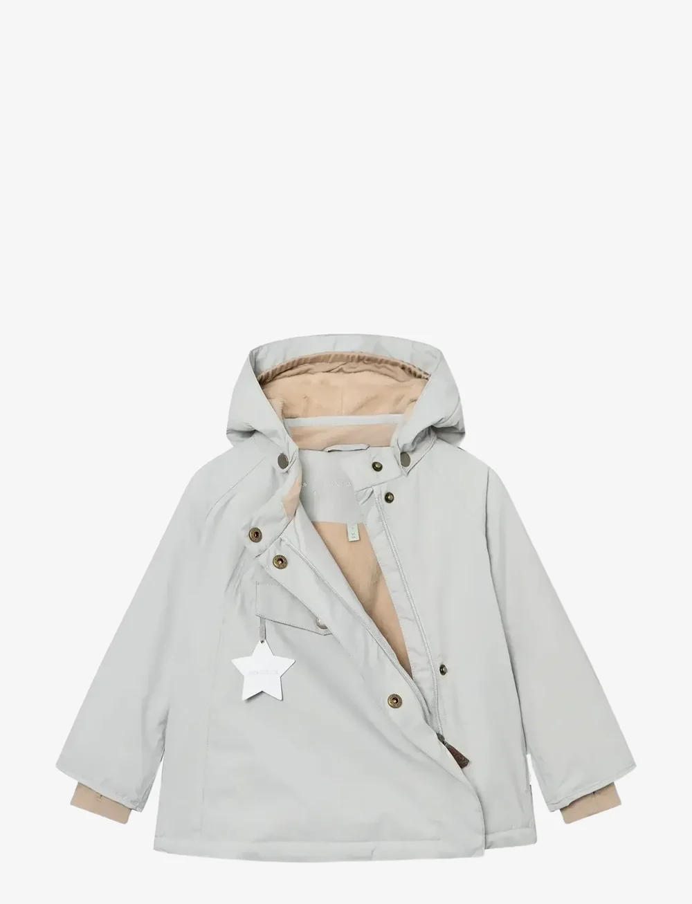 MINI A TURE - MATWANG fleece lined winter jacket. GRS - skijakker - puritan grey - 2