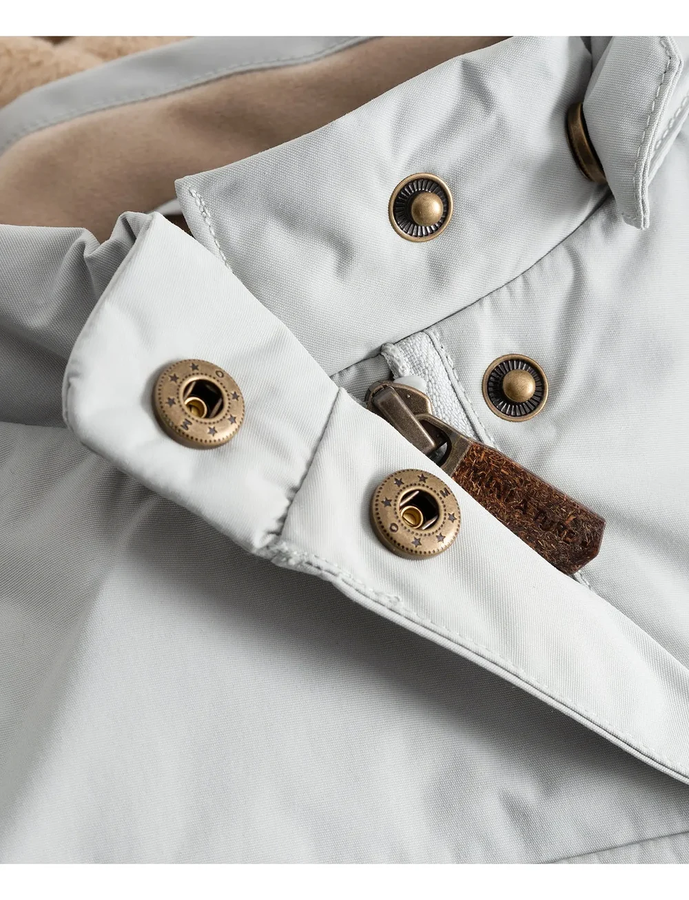 MINI A TURE - MATWANG fleece lined winter jacket. GRS - skijakker - puritan grey - 4