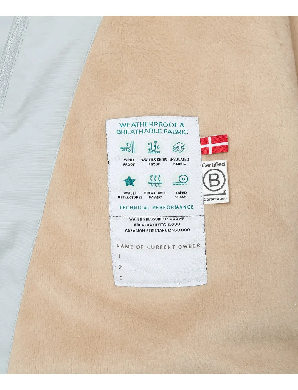 MINI A TURE - MATWANG fleece lined winter jacket. GRS - skijakker - puritan grey - 5