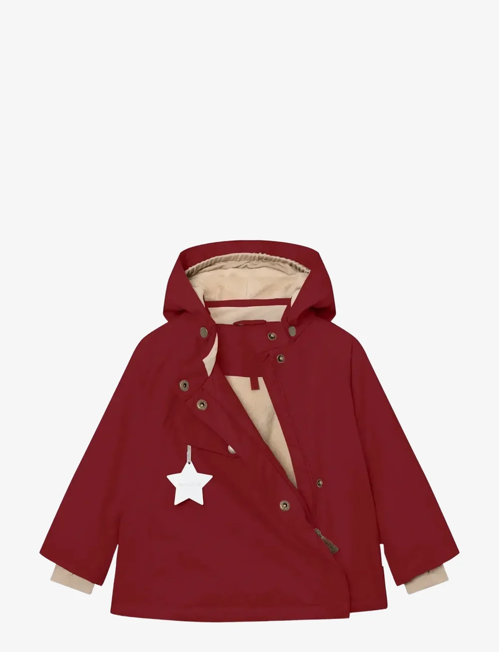 MINI A TURE - MATWANG fleece lined winter jacket. GRS - skijacken - red merlot - 3