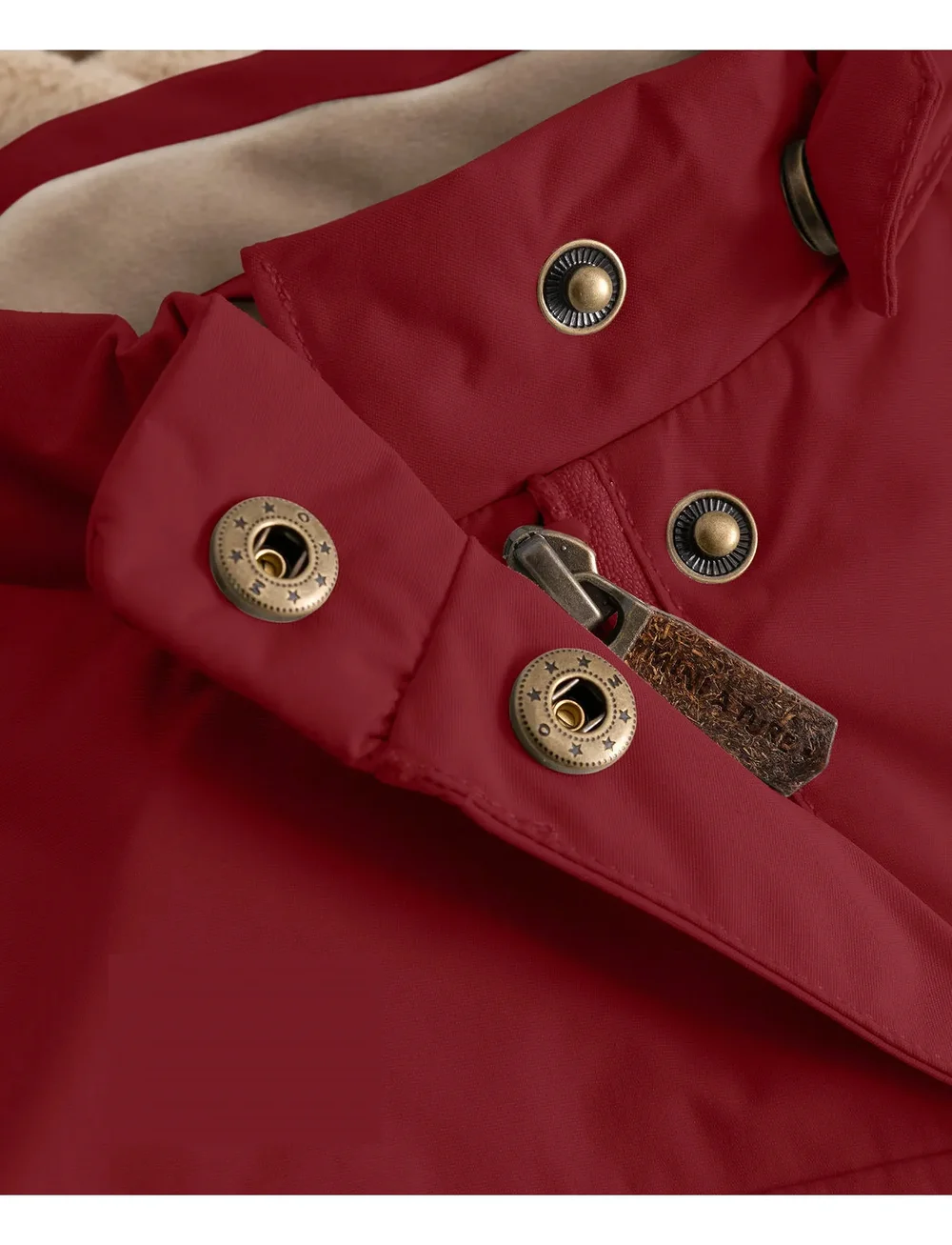 MINI A TURE - MATWANG fleece lined winter jacket. GRS - skijacken - red merlot - 5