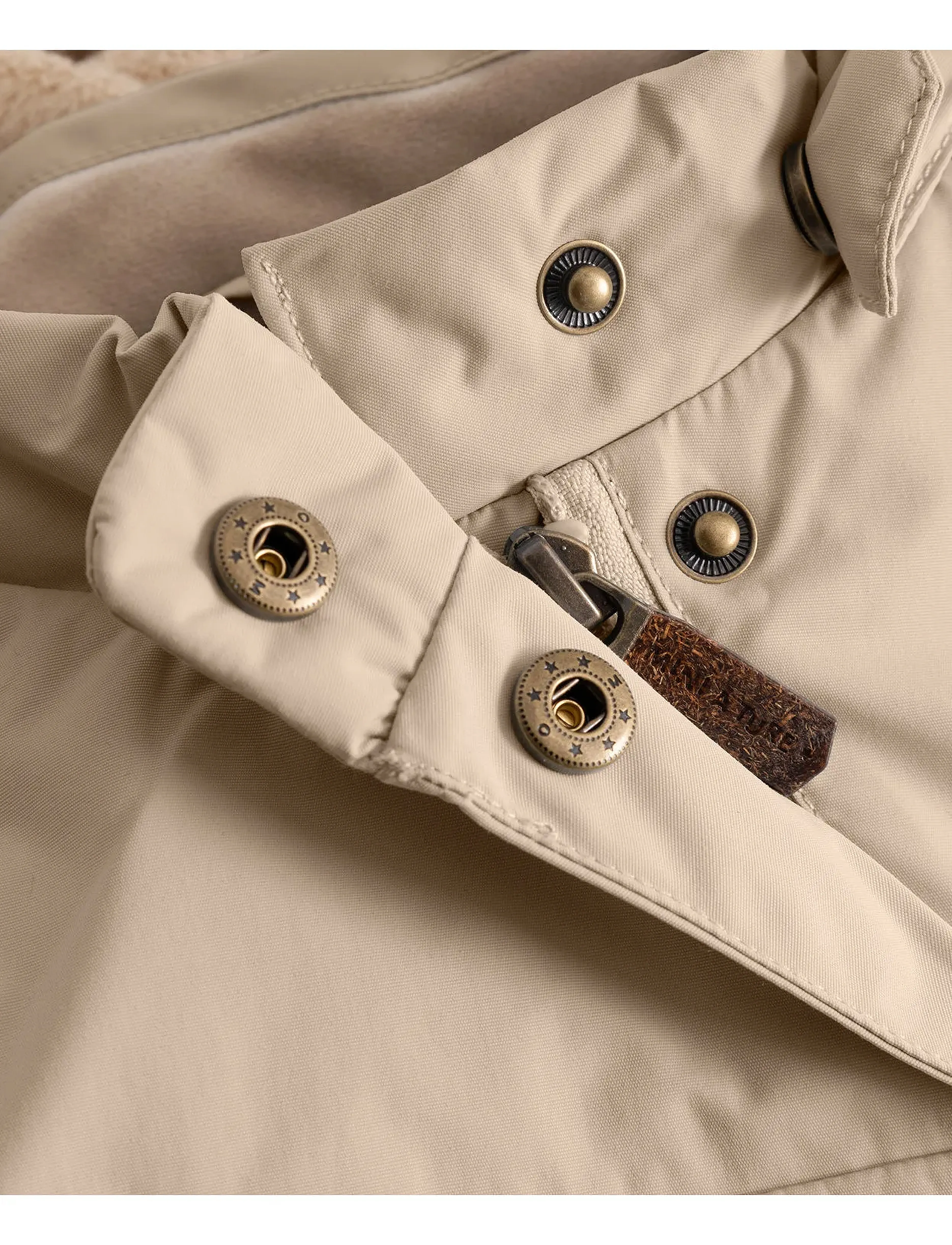 MINI A TURE - MATWANG fleece lined winter jacket. GRS - vinterjakker - savannah tan - 2