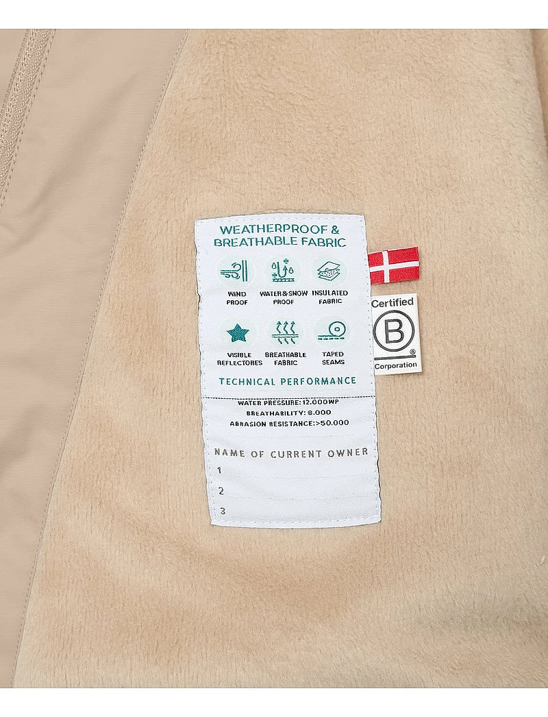 MINI A TURE - MATWANG fleece lined winter jacket. GRS - skijakker - savannah tan - 4
