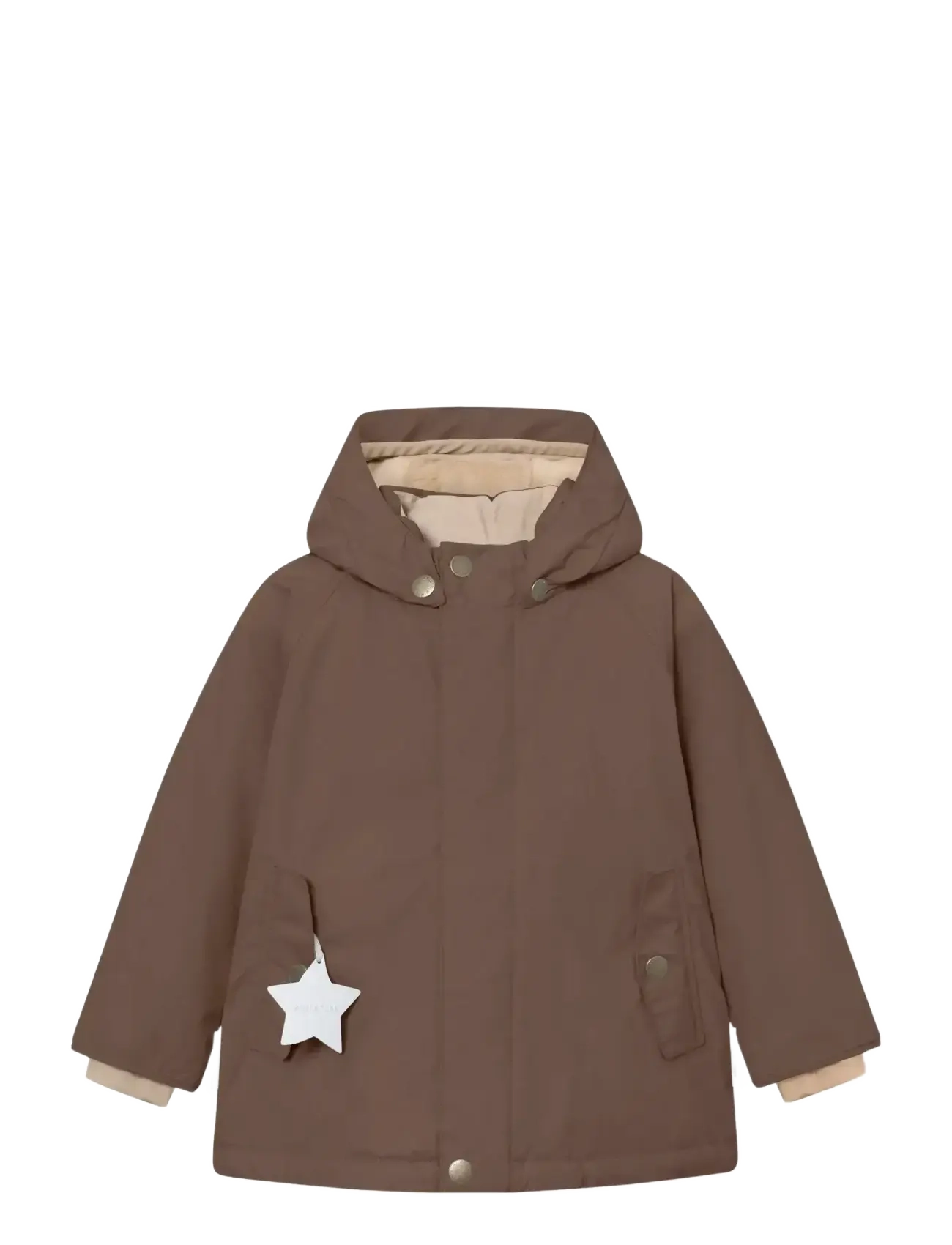 MINI A TURE MATWALLY fleece lined winter jacket. GRS - Talveriided - CHESTNUT BROWN / brown