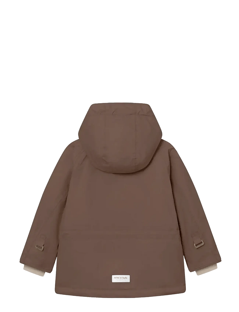 MINI A TURE - MATWALLY fleece lined winter jacket. GRS - suusajoped - chestnut brown - 1