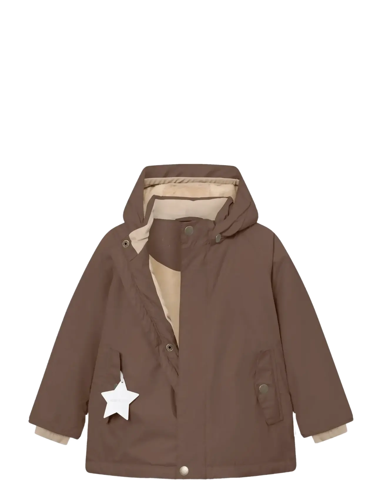MINI A TURE - MATWALLY fleece lined winter jacket. GRS - skijacken - chestnut brown - 2