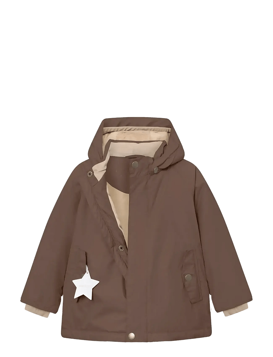 MINI A TURE - MATWALLY fleece lined winter jacket. GRS - skijacken - chestnut brown - 2