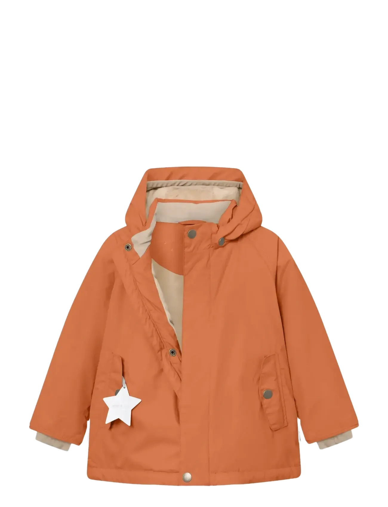 MINI A TURE - MATWALLY fleece lined winter jacket. GRS - skijacken - leather brown - 2