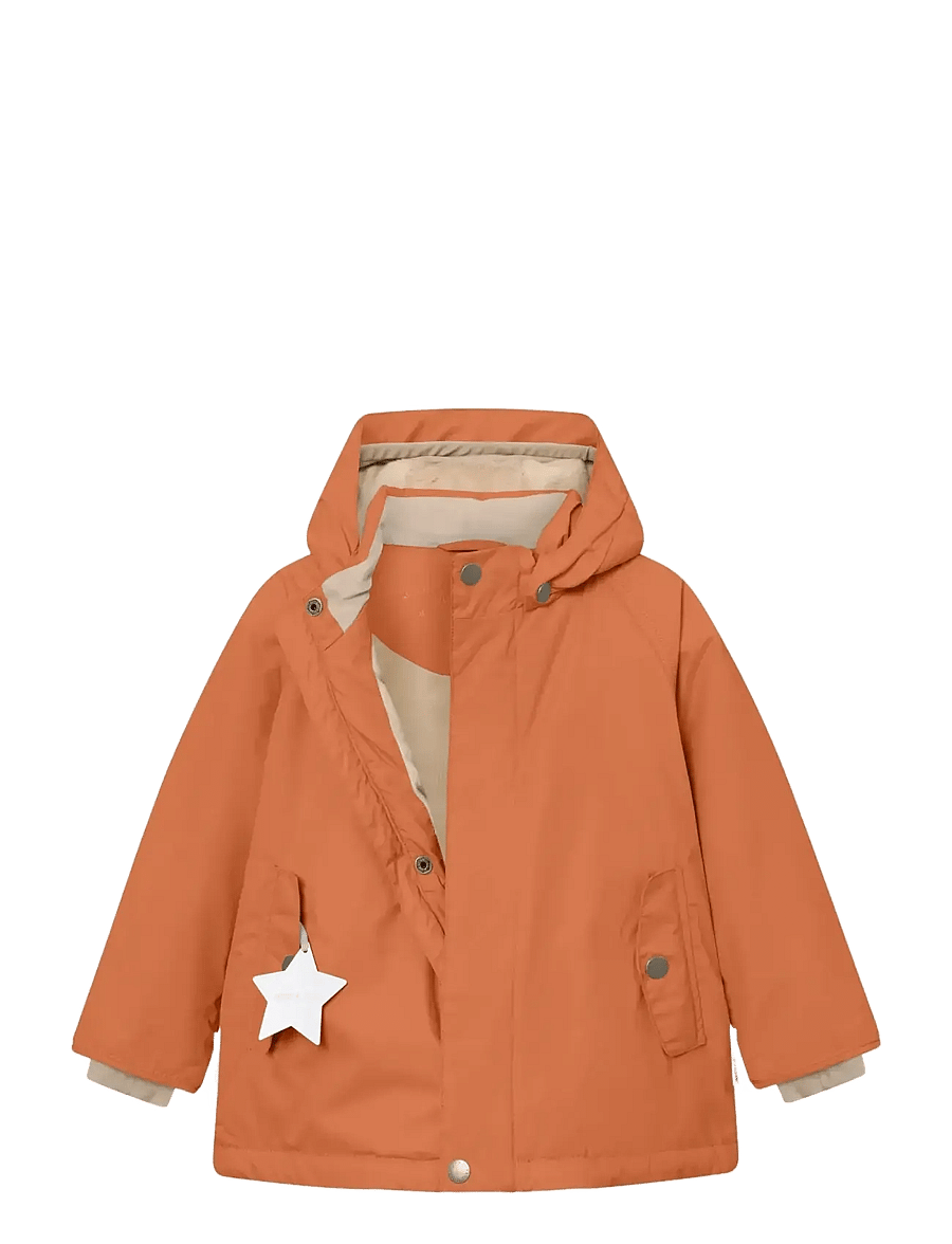 MINI A TURE - MATWALLY fleece lined winter jacket. GRS - skijacken - leather brown - 2