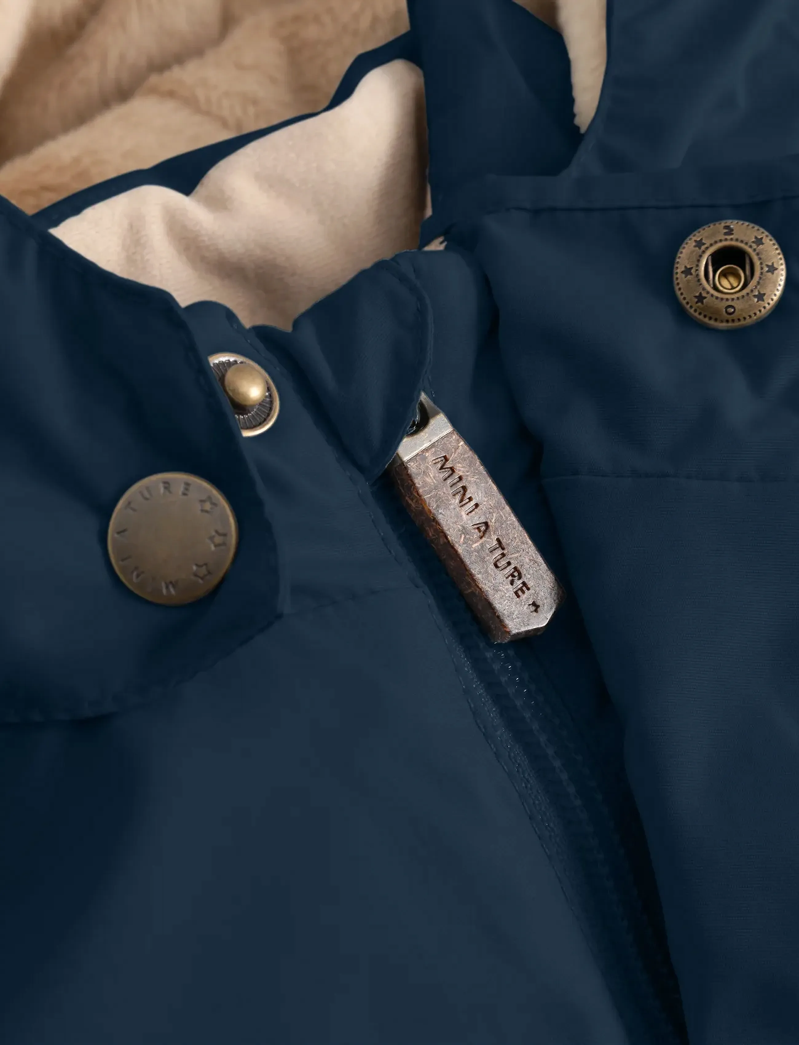 MINI A TURE - MATWALLY fleece lined winter jacket. GRS - skijacken - outer space - 3