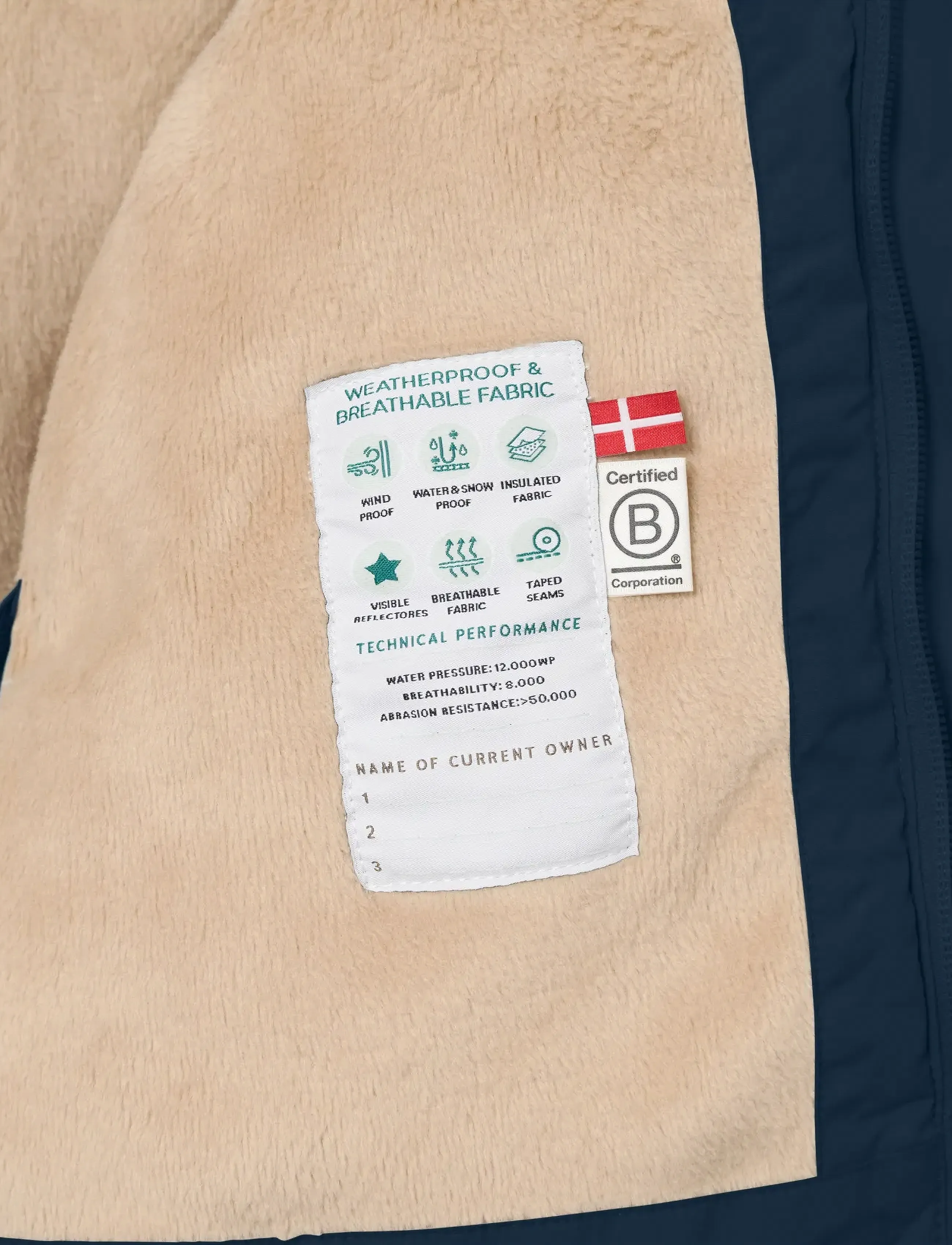 MINI A TURE - MATWALLY fleece lined winter jacket. GRS - skijacken - outer space - 5