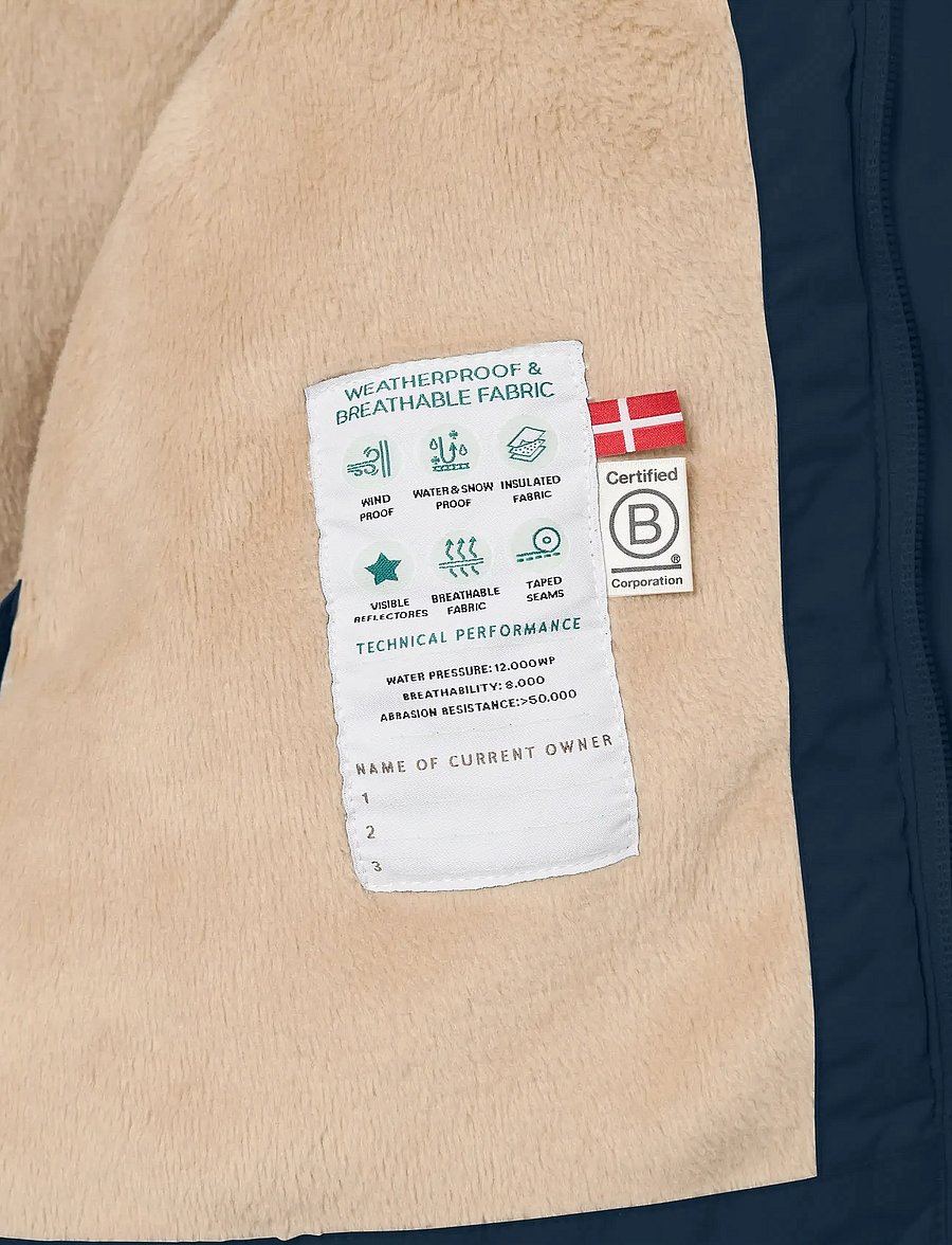 MINI A TURE - MATWALLY fleece lined winter jacket. GRS - skijacken - outer space - 5