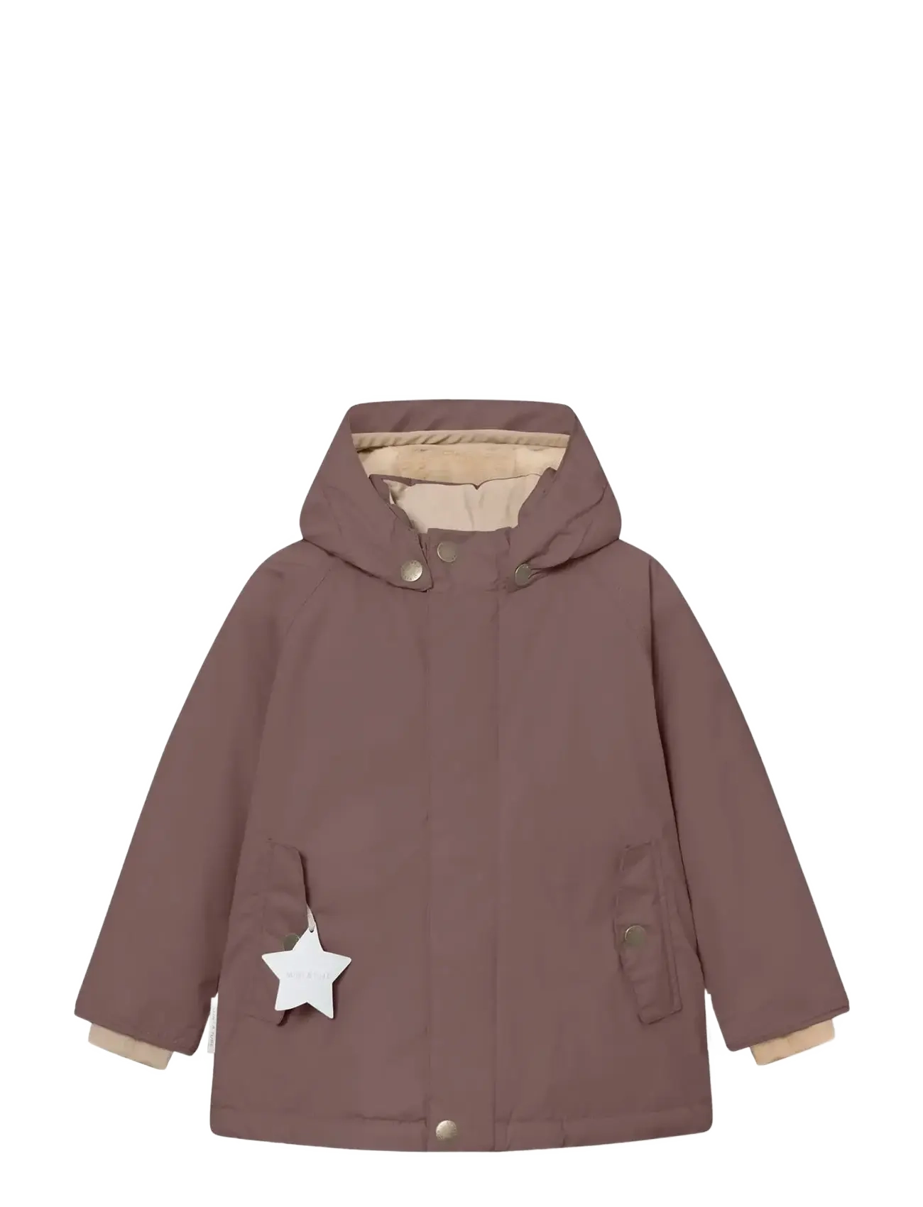 MINI A TURE Matwally Fleece Lined Winter Jacke. Grs Lila - 80 - Kinder